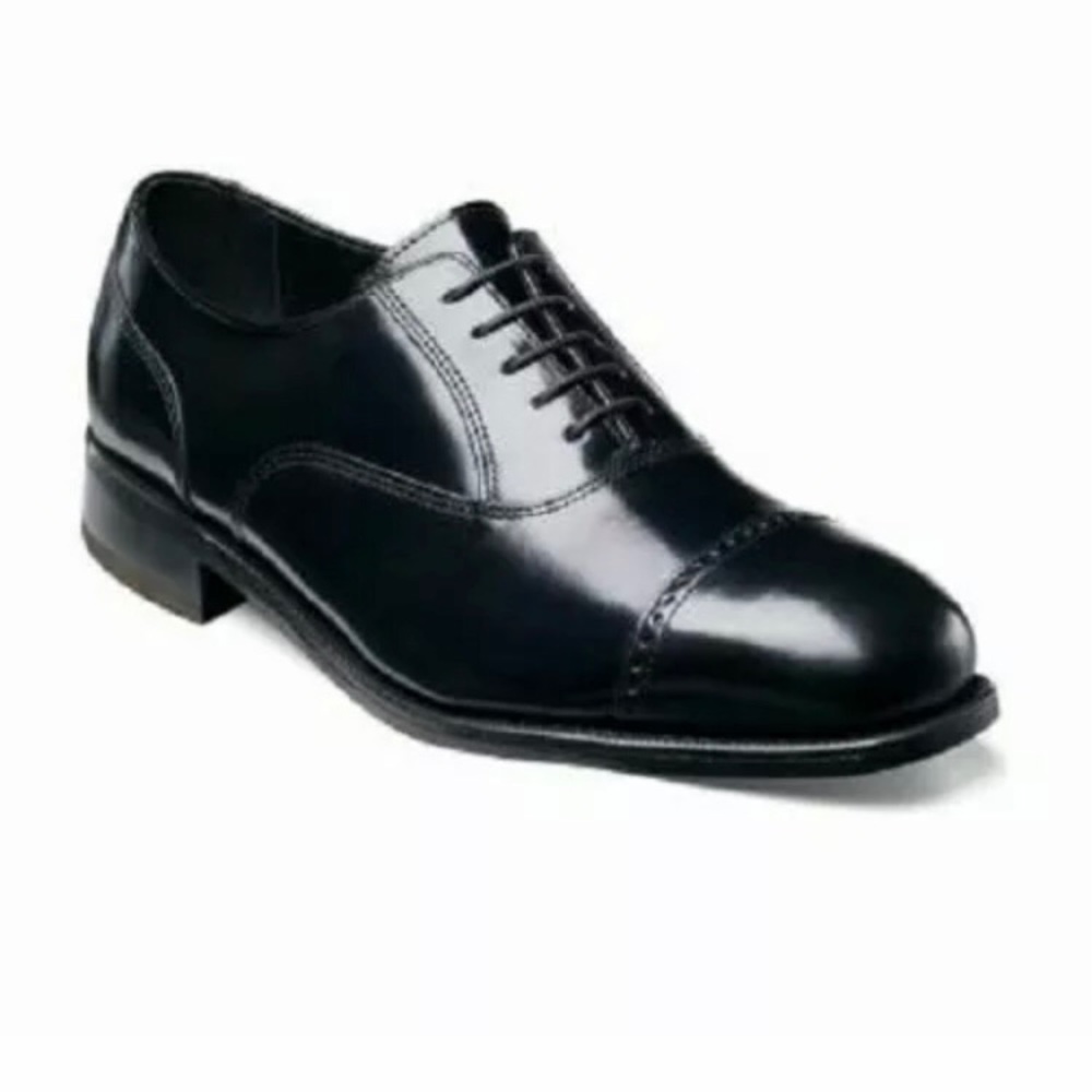 Florsheim Black Leather Shoes Mens size 10.5